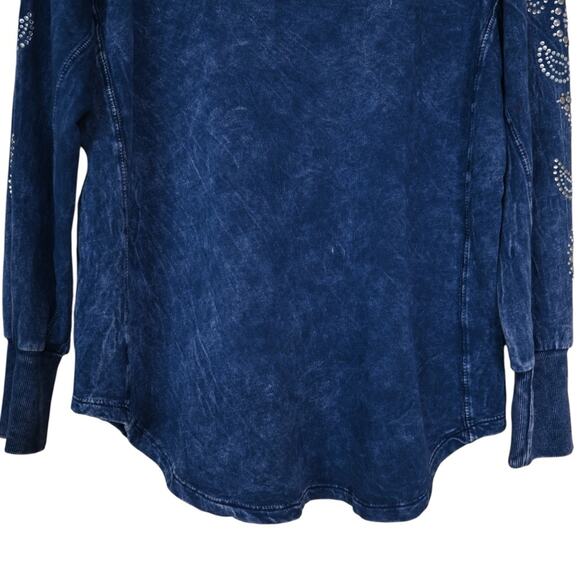 Cover Charge Women's L Vintage Embellished Paisley 3/4 Sleeve T-Shirt - Picture 6 of 10